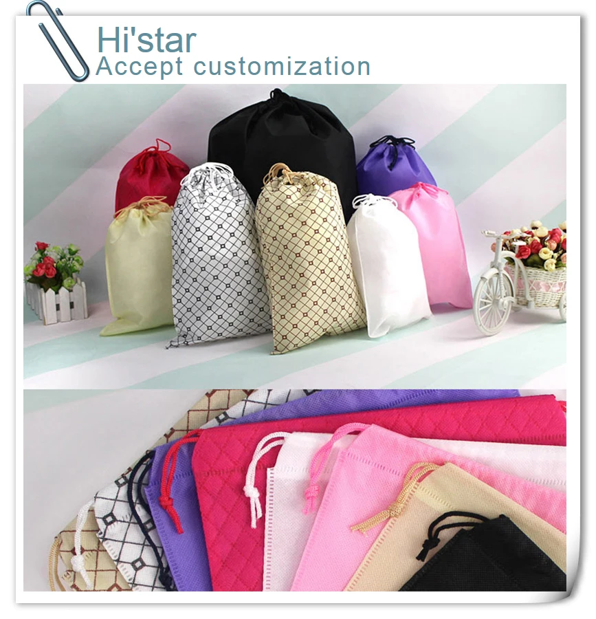 10 pieces drawstring Storage Bags non woven storage bag 10 pieces drawstring Storage Bags non woven storage bag
