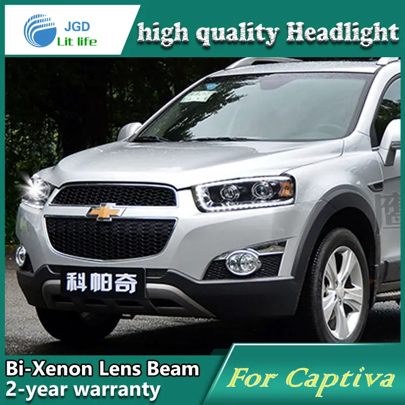 

Car Styling Head Lamp case for Chevrolet Captiva Headlights LED Headlight DRL Lens Double Beam Bi-Xenon HID Accessories