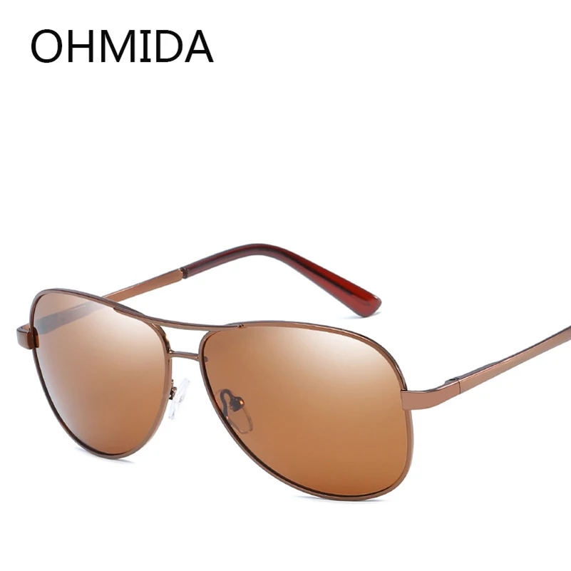 Солнцезащитные очки OHMIDA Мужские поляризационные винтажные брендовые солнечные
