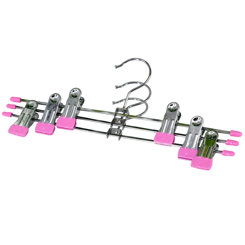 

hangers for clothes stainless steel Adult dip slip-resistant metal hanger hanging multicolour