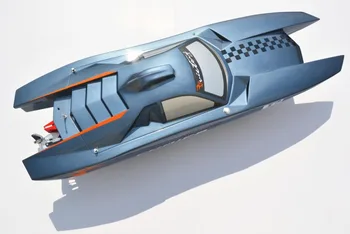 

Fast Speed DT E53 Reventon Catamaran Fiberglass Electric Brushless RC Boat w/ Dual 4082 Motor & 120A ESC/ 9KG Servo