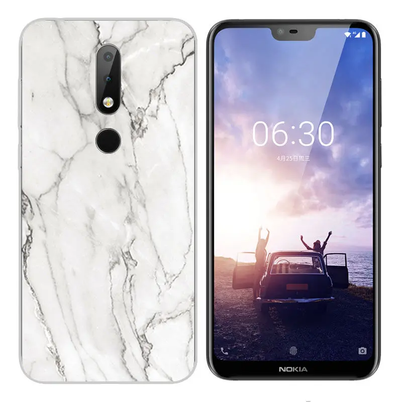 Arvin Cover for Nokia X6 2018 Case Nokia 3.1 6.1 Smart Back Protective Fundas Painted Phone Cover for Nokia 2 3 5 6 7 8 9 Shell (20)