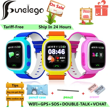 

Funelego GPS Q90 Phone Watch for kids Color Touch Screen WIFI Positioning SOS Call Smart Baby Watch PK Q528 Q50 Q80