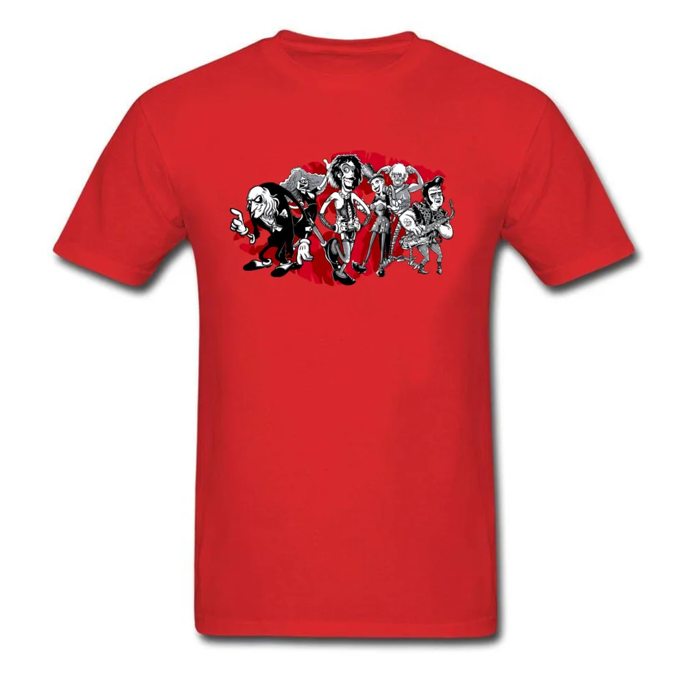 Rocky Horror Toons T-shirts Short Sleeve Custom 2018 Fashion Men Summer Autumn Tees Custom Tee-Shirt Round Collar Cotton Rocky Horror Toons red