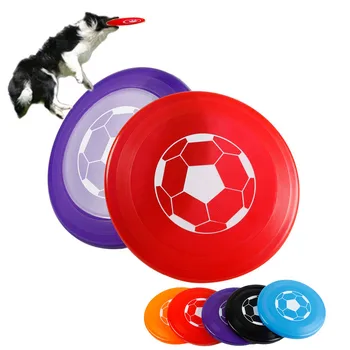 

Hot Environmental Protection Plastic Soft Pet Flying Discs Dog Toys Saucer Big Or Small Dog Toys Pet Shop Diameter 22CM
