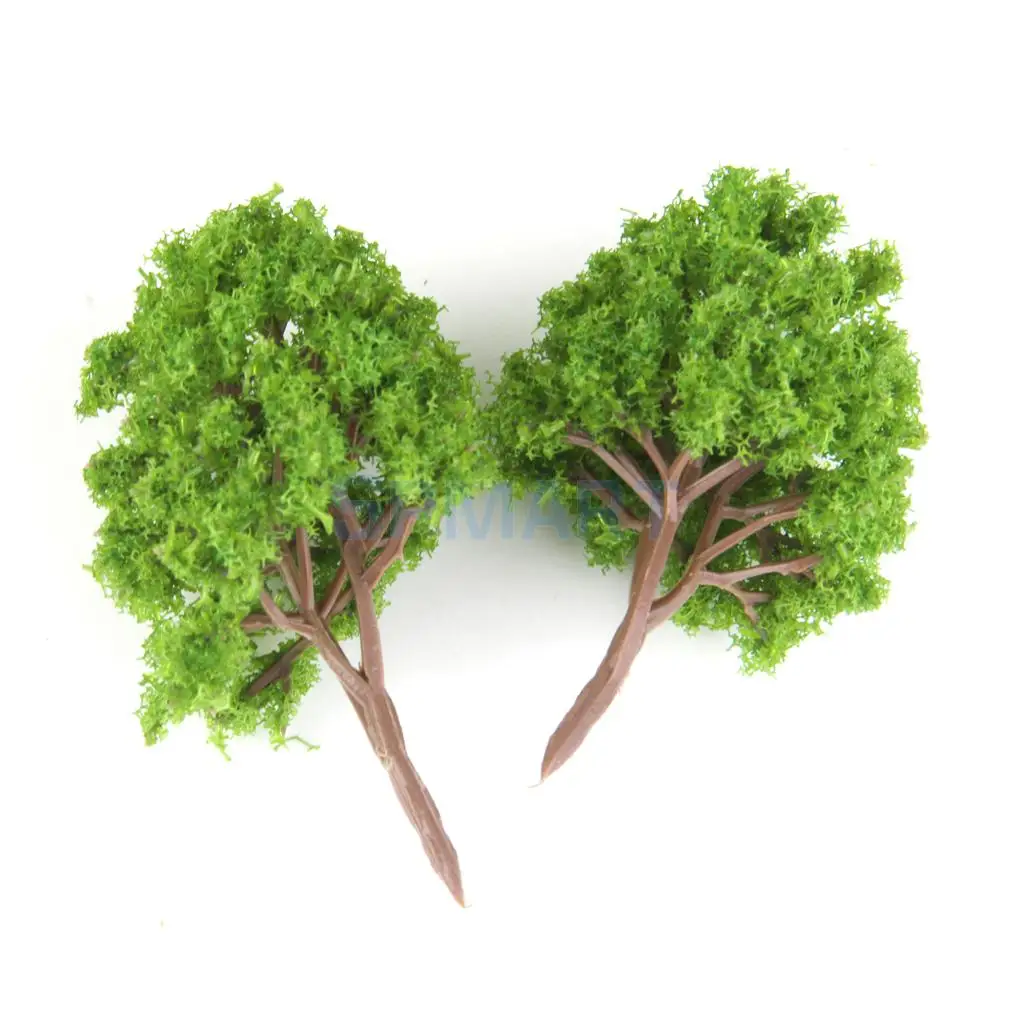 20 шт. пластиковые модели деревьев N Scale макет поезда Wargame Scenery Diorama 7 5 см|model trees|n