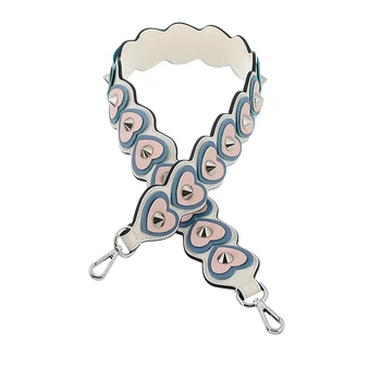 

New 2019 Interchangeable Classic love circle studs Genuine Leather Shoulder Strap Strap You Famous Brand Strap Belts Bag j062