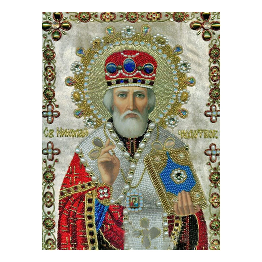 

5D Crystal Diamond Painting Gift DIY Diamond Embroidery Icon Religion Rhinestones Cross Stitch Kits Mosaic Handicrafts