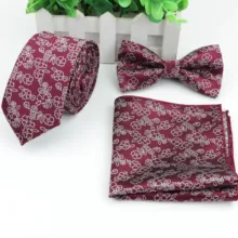 Цветок красочный набор галстуков для мужчин тонкий галстук бабочка платок галстуки для костюма галстук-бабочка Corbatas