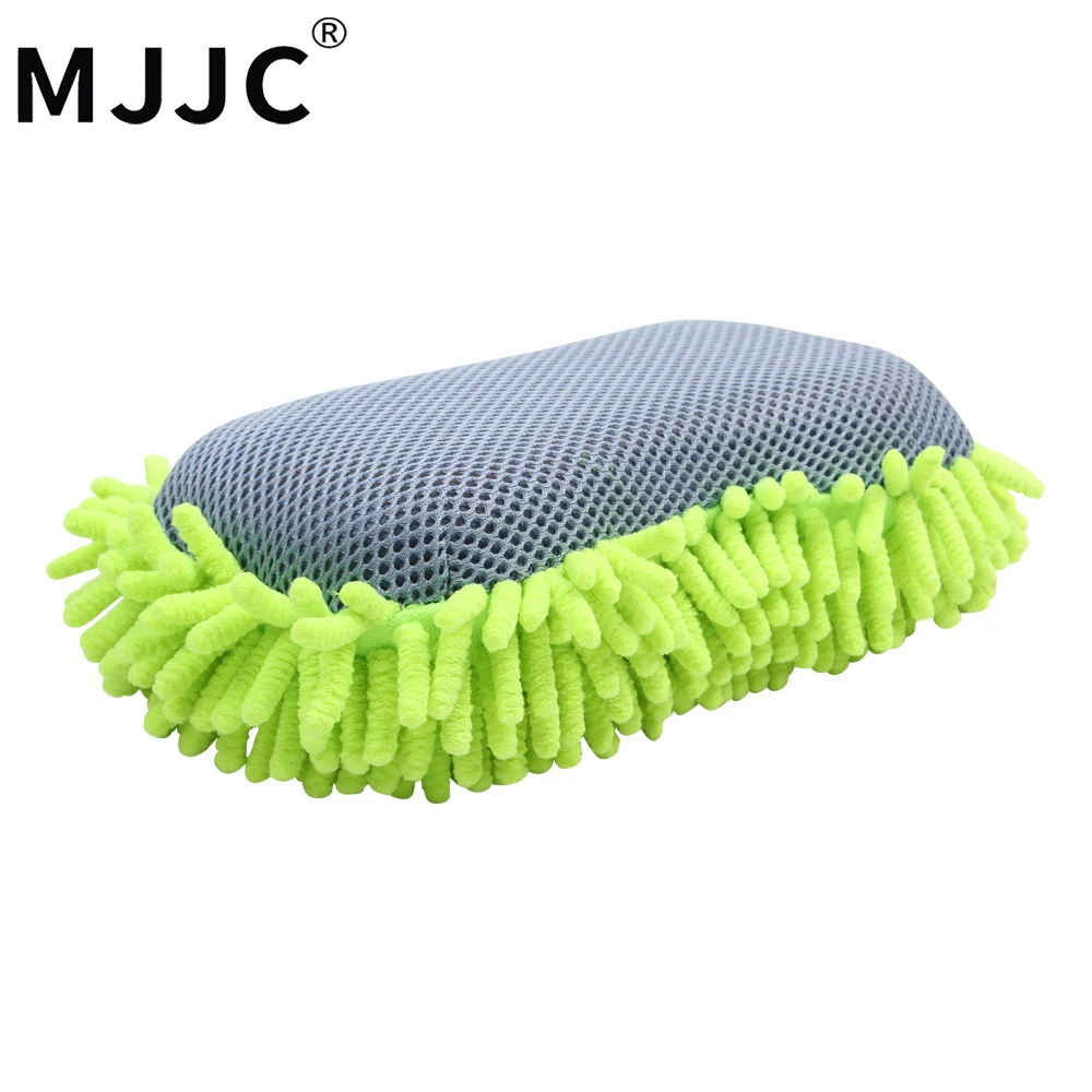 

MJJC Motorcycle Washer Supplies Car Cleaning Mitt Wax Detailing Polishing Fiber Chenille Anthozoan Microfiber Car Wash Pad