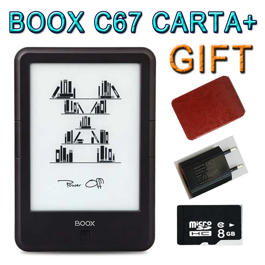 New Model ONYX BOOX C67ML CARTA+ Ebook Reader Capacitive Touch Eink Screen E Book Reader e-ink Android 8g WIFI Front Glowlight