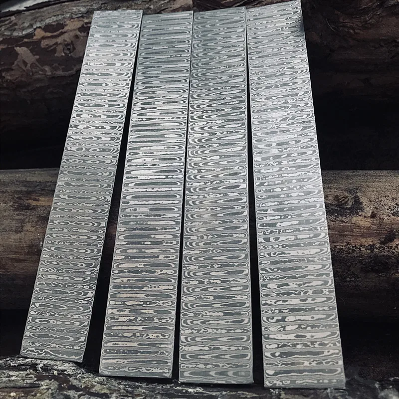 US $28.16 Vg10 Damascus Steel Forged Raw Material Steel Knife Blank Pattern Steel Strip Diy Pattern Thousand Layer Steel 25x35x04cm