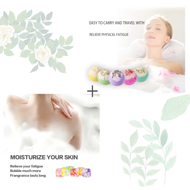 Tsing Bath bomb 120g Lavender Bubble Bath SPA Handmade Soap 100g Natural bath bombs Scented Soap 5