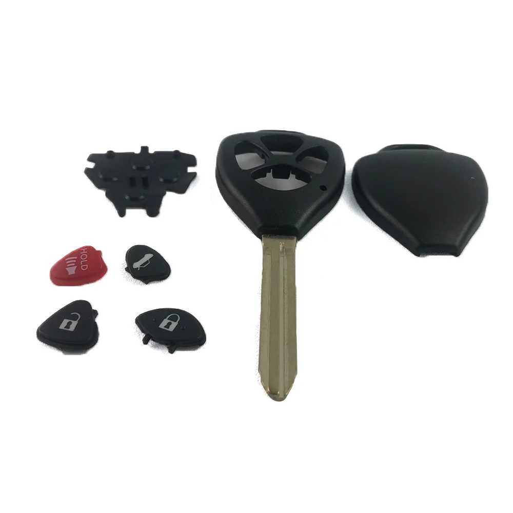 

4 Buttons Remote Key Fob Shell Case Replace Fits Toyota Avalon Camry Corolla