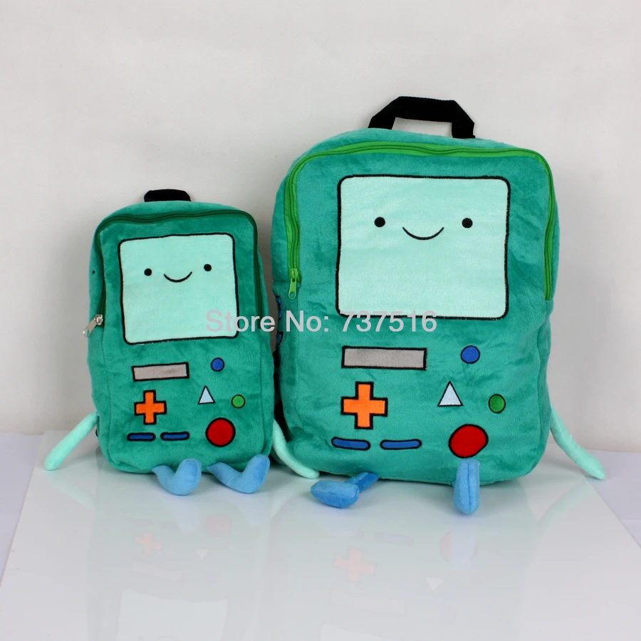 Время новых приключений плюшевый персонаж BMO Beemo 11 и 15 дюймов плюшевые рюкзаки