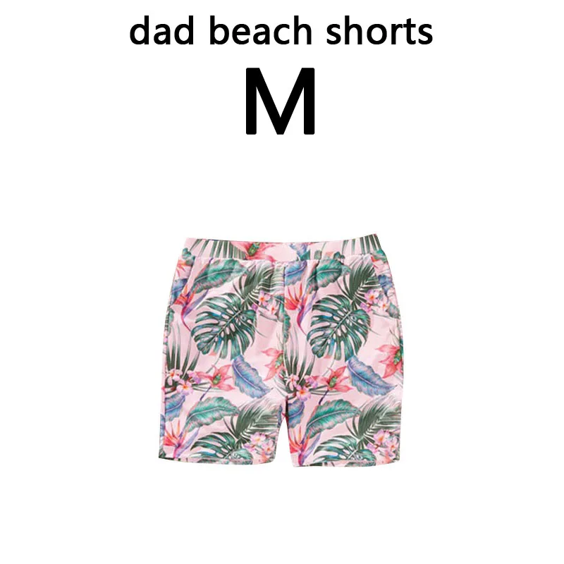 Одинаковый купальник для всей семьи, одежда для мамы и дочки, пляжные шорты для мальчиков, папы и сына, одежда для мамы и меня, бикини для женщин и девочек - Цвет: dad M