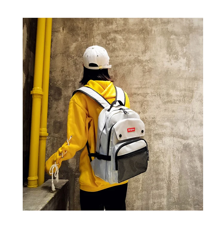 2017 Women Backpacks For Teenage Girls Youth Trend Schoolbag Student Bag Menghuo BRAND Nylon Waterproof Laptop Backpack Mochilas (30)