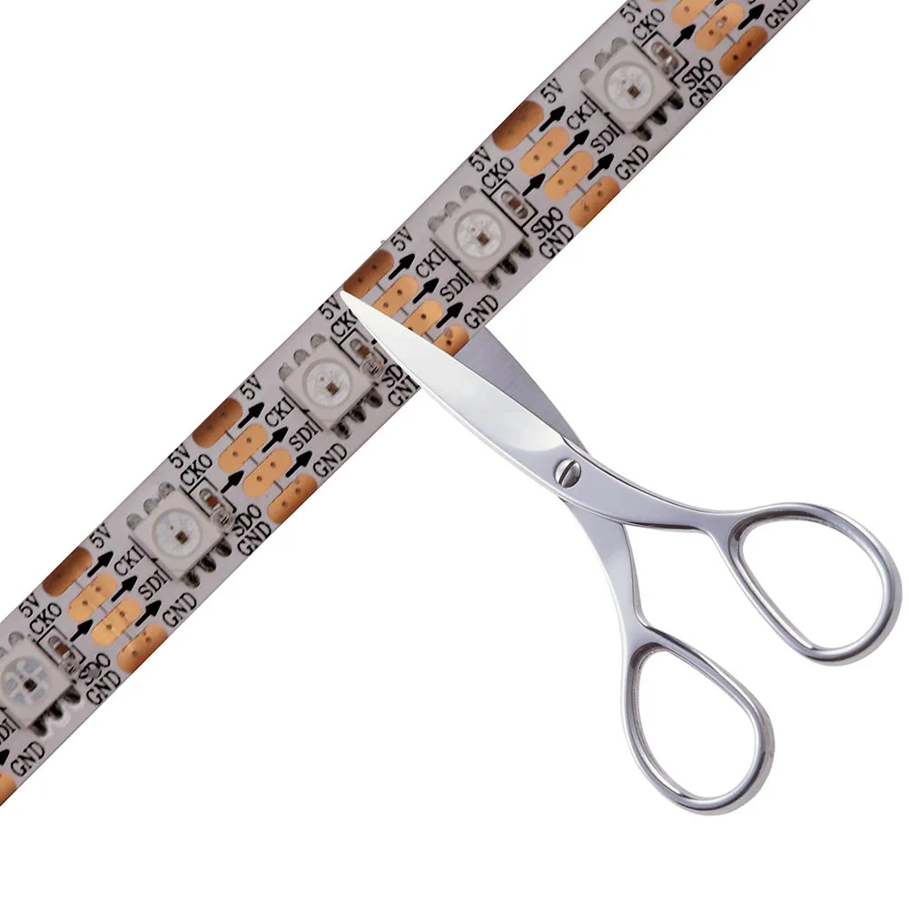 Tiras de Led conduziu a luz do pixel Especificações (pontos de Luz / M) : 30/60leds/m