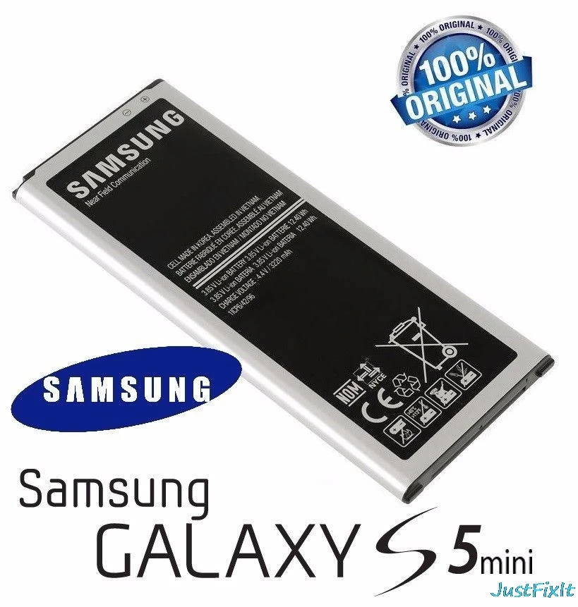 EB-BG800CBE 100% оригинальный сменный аккумулятор для samsung GALAXY S5 mini S5MINI SM-G800F G870a G870W