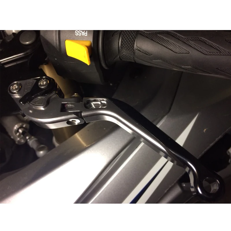 Регулируемые сцепные рычаги с ЧПУ для 2008 2009 2010 2011 2012 Kawasaki Ninja 250 R 250R EX EX250 складной