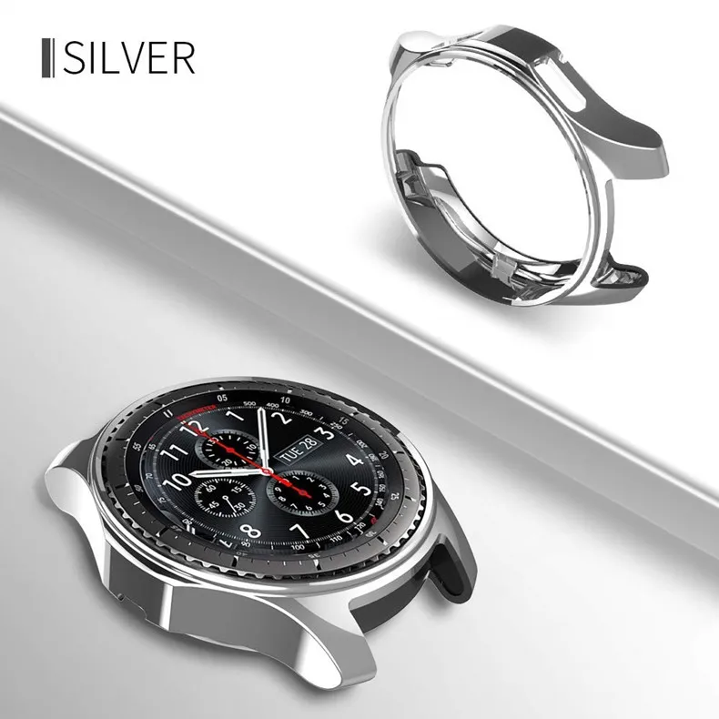 Чехол для samsung Galaxy Watch 46 мм 42 мм/gear S3 frontier, мягкий бампер, аксессуары для умных часов, защитный чехол со стразами