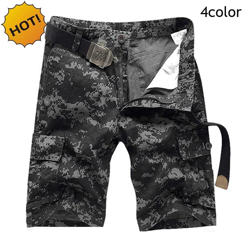 HOT 2019 Summer men short men's Multi-pockets camouflage thin Overalls Casual short Army military desert Cargo Shorts bermuda HOT 2019 Summer men short men's Multi-pockets camouflage thin Overalls Casual short Army military desert Cargo Shorts bermuda