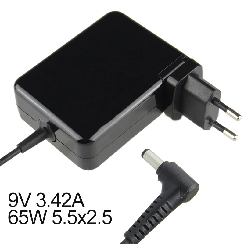 

EU Plug Laptop AC Power Adapter 19V 3.42A Fit For ASUS VivoBook X450C X450CA X450L X501 X501A X501U X502CA X550C X550CA X550CC