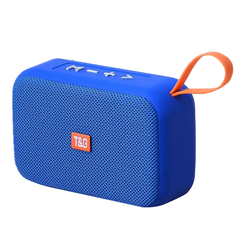 Портативная колонка Беспроводная Громкая связь Bluetooth динамик водонепроницаемый открытый супер бас стерео USB FM радио Mico SD карта громкий динамик - Цвет: Синий