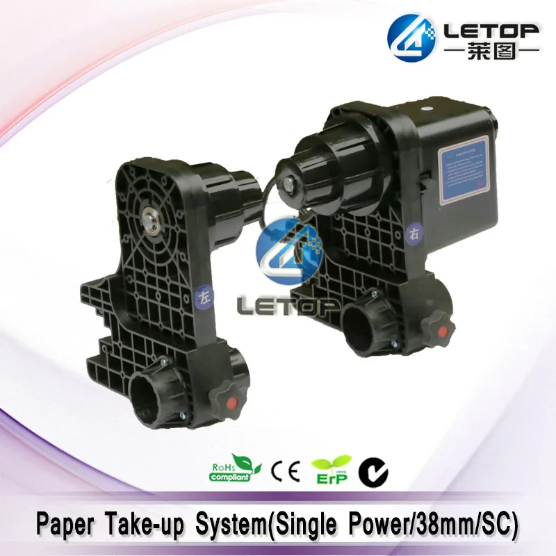 

High quality! Single Power 38mm SC take up system printer for paper receiver