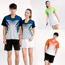 Quick dry наборы для бадминтона, теннис майки мужской/женский, настольный теннис одежда, теннис одежда, спортивные бадминтон одежды 5069