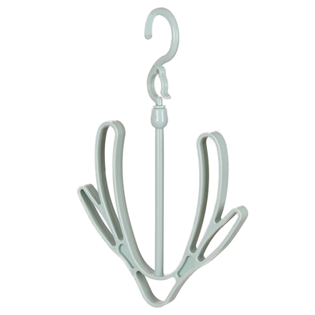 Светло-серый PP Strong Wall Hooks Rotatable Clothes Rack for Balcony Bathroom Holder Storage Shoe Drying Hangers Windproof Hook - Цвет: Светло-серый