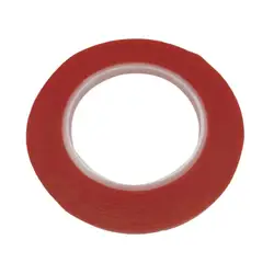 25 M/Roll Водонепроницаемый красная пленка прозрачный двусторонний скотч стороны 1 мм/2mm/5mm/8 мм Ширина высокое Температура сопротивление ленты
