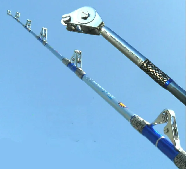 Albacore heavy Shark Rod Ocean boat fishing Rod Drag big fish powerful