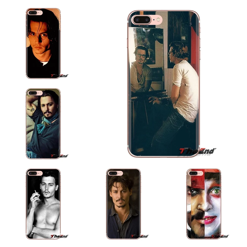 

Johnny Depp Jack Sparrow For Xiaomi Mi3 Samsung A10 A30 A40 A50 A60 A70 Galaxy S2 Note 2 Grand Core Prime Soft Transparent Cover