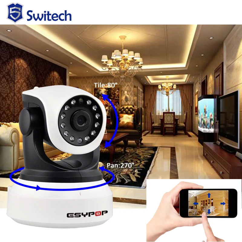 IP Camera HD 720P Security Wireless IP Camera Wifi CCTV Camera Indoor Pan/Tilt Night Vision Network Wi Fi Camera Infrared IR