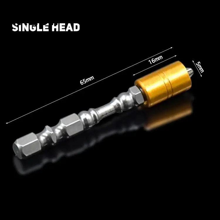 

1pc Srewdriver bit Anti-Slip Magnetic Drill Bit Steel 65MM Cross Single Head precision cutting Electric Screw Driver Mayitr