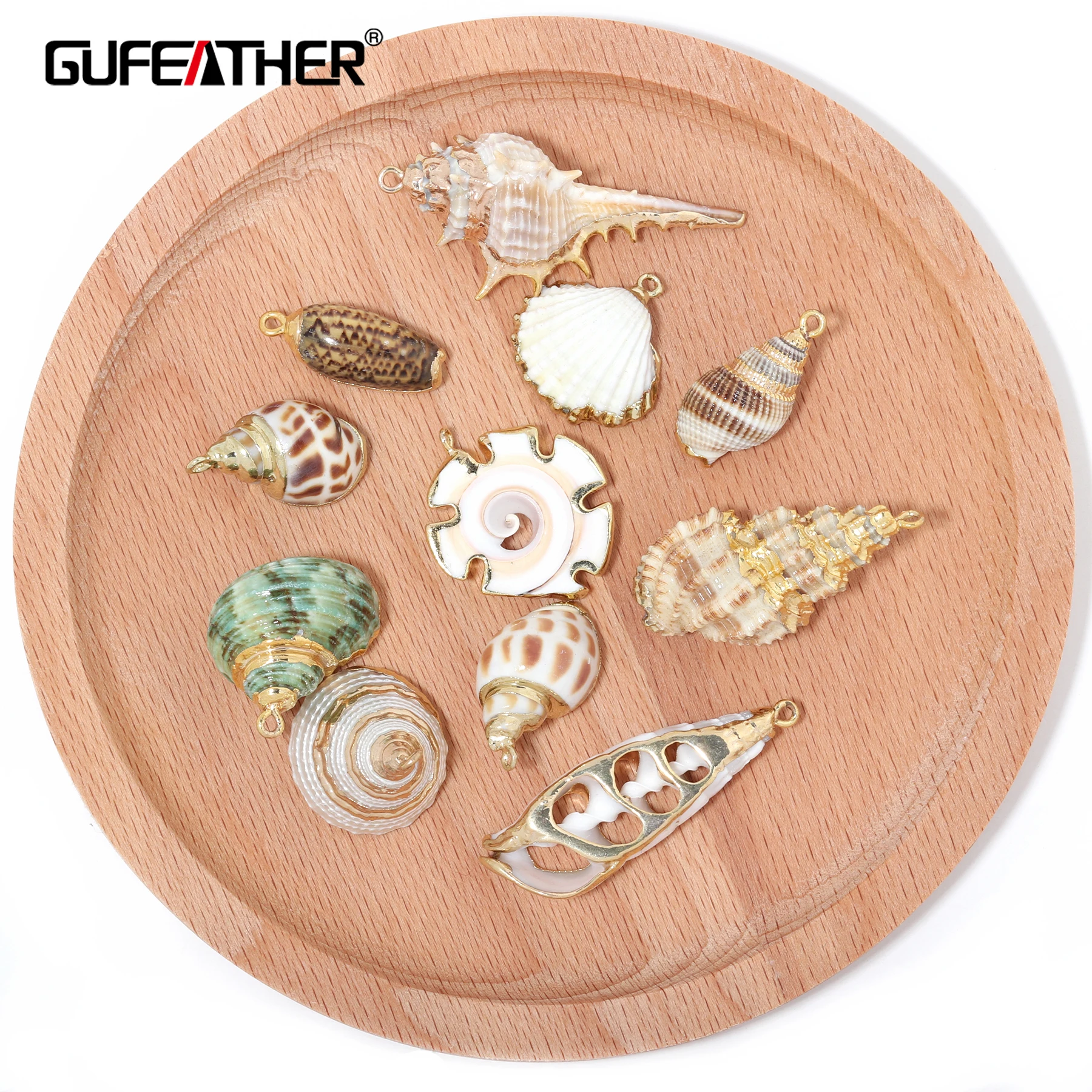 

GUFEATHER M354,jewelry making,natural shell,Conch shell accessories,Marine theme earrings,jewelry accessories,earrings findings