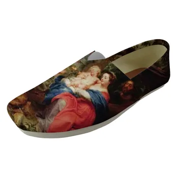 

Comfortable Men Flats Shoes Male Loafers Casual Soft Light Boys Lazy Sip On Flat Myth Painting Art Print Shoes Peter Paul Rubens