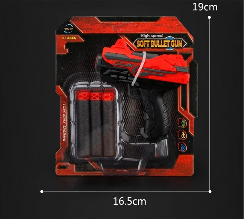 Новое поступление ручной пистолет с мягкими пулями подходит для Nerf пустотелые