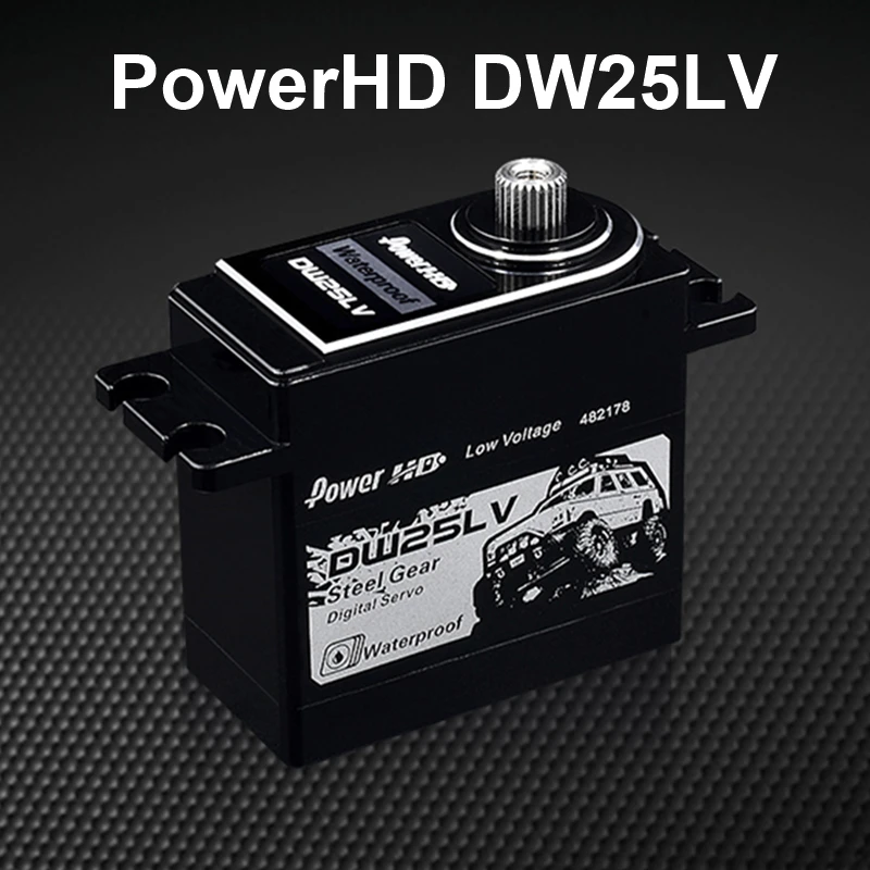 Power HD DW-25LV High-Torque Digital Waterproof Servo 1/10 RC Crawler Max 6V Power HD DW-25LV High-Torque Digital Waterproof Servo 1/10 RC Crawler Max 6V