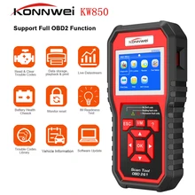 KONNWEI KW850 OBD2 ODBII Car Diagnostic Scanner Multifunction Auto Diagnostic Car Scanner Universal OBD Engine Code Reader konnwei kw902 wifi odbii car diagnostic scanner tool fault detection for ios android 2018