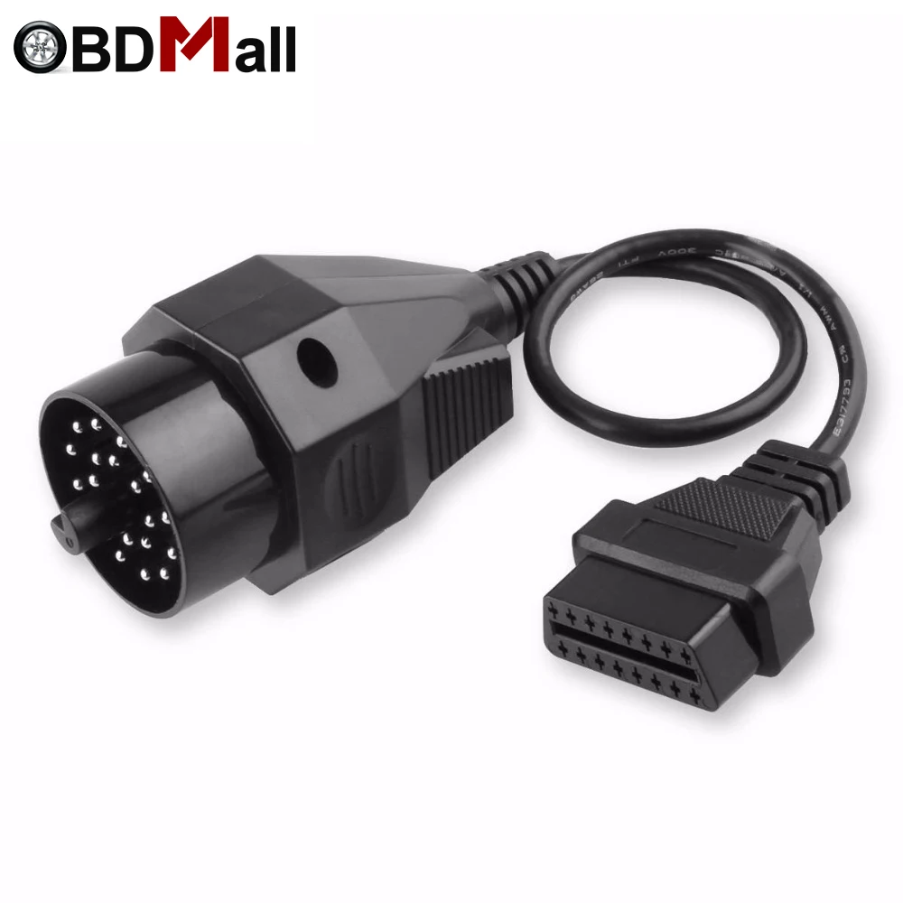 5 шт. OBD II адаптер для BMW 20 контактный разъем для OBD2 16 Pin гнездовой разъем E36 E39 X5 Z3 для BMW 20pin Диагностический кабель для BMW 20 PIN-код