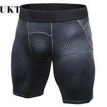 Новые шорты для бега эластичность дышащий Для мужчин s шорты быстросохнущая Фитнес Tight Для мужчин тренажерный зал Спортивная Велоспорт баскетбольные шорты