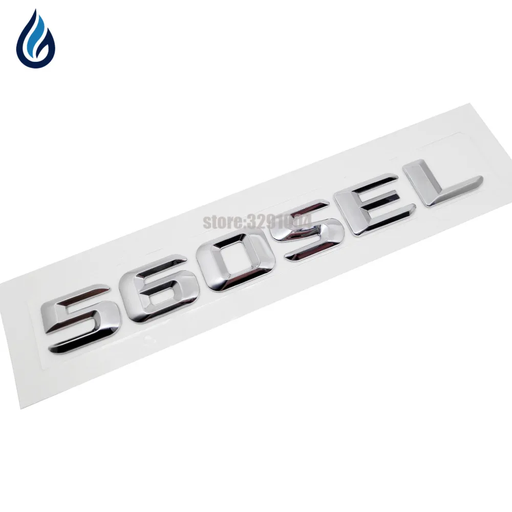 Для Mercedes Benz 560SEL W204 W203 W211 W210 W212 W205 W124 W163 крышка багажника Задняя эмблема значок