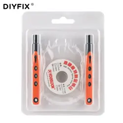 DIYFIX 0,1 мм * 100 м мобильный телефон ремонт инструмента ЖК-дисплей Экран разделения резки проволоки линию с ручкой для iPhone samsung ручной