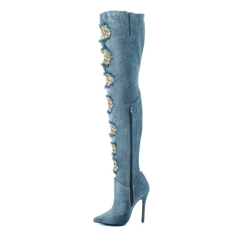 boots with toes cut out