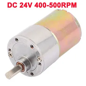 

Uxcell(R) Hot Sale 1Pcs DC 24V 400-500RPM Powerful Torque Electric Gear Box Motor Power Tool