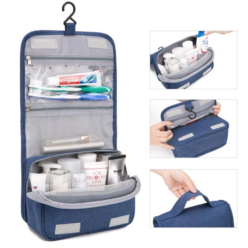 fashion Travel Nylon cosmetics bags water-proof beauty Women makeup bags bathroom organizer of portable bath hook washing up bag