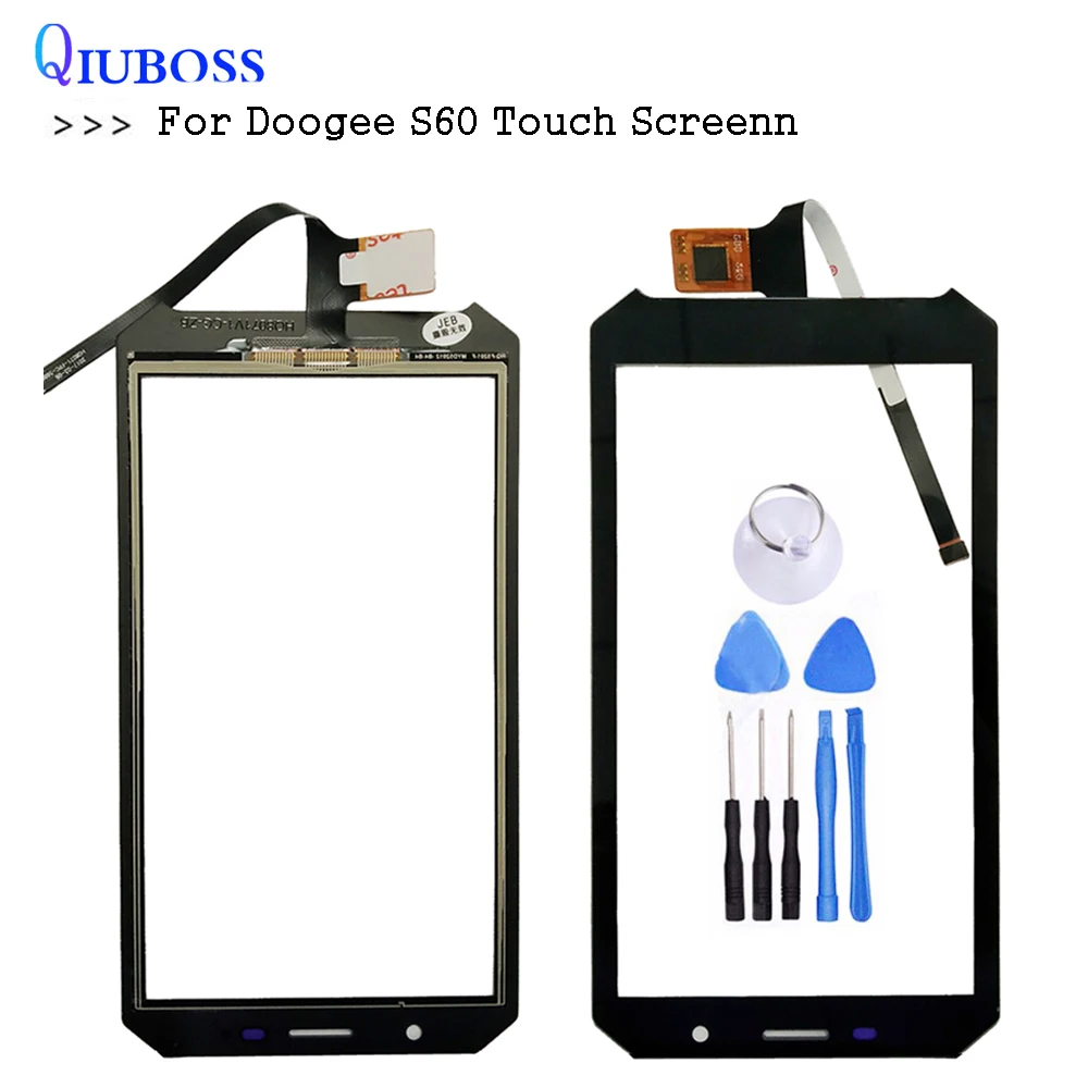 Сенсорное стекло Для Doogee S60 100% гарантия новая сенсорная стеклянная панель для Touch