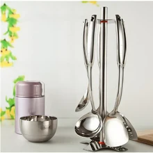 210204/Kitchen utensils set /household full set of cookware/Stainless steel kitchenware piece set /Ergonomic handle